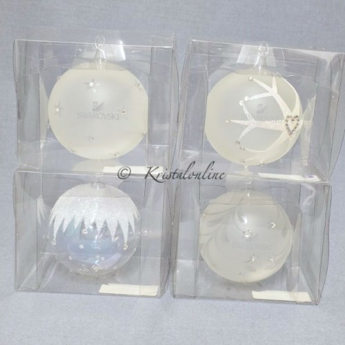 Christmas Ball Ornament Set of 4 - Kristallwelten