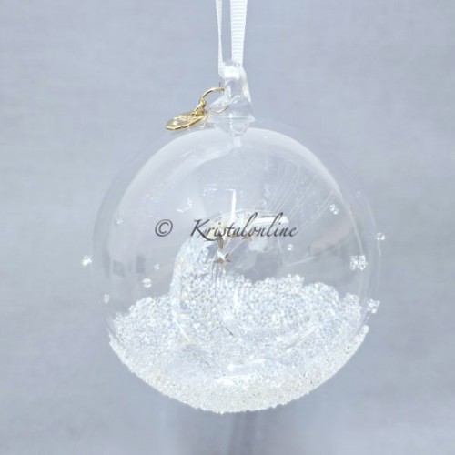Swarovski Christmas Ornament 2025 with Crescent Moon, Stars, and 2200 Crystals