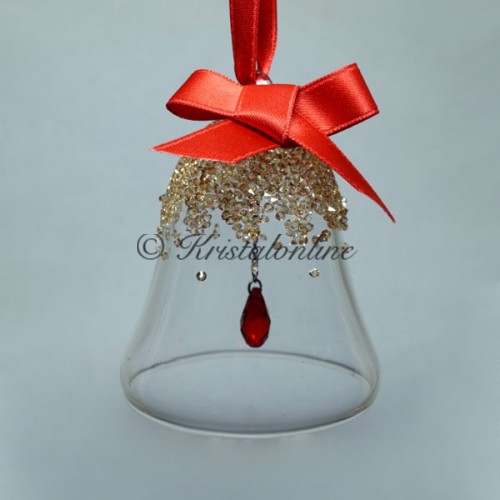 Swarovski Crystal | Christmas | Christmas Bell Ornament - Small - GS | 5464882