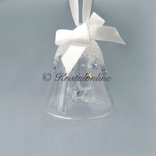 Swarovski Crystal | Christmas | Christmas Ornaments | Christmas Bell Ornament - Star - Small | 5545500