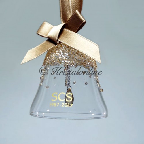 Swarovski Crystal | Silver Crystal | Christmas | SCS - Jubilee Gift 2017 - Bell Ornament | 5295582