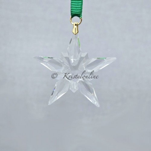 Swarovski Little Star Ornament 2025 – Green Pendant with 190 Facets