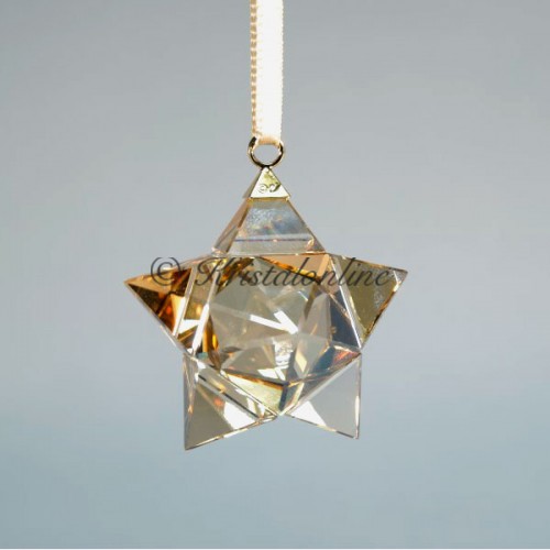 Christmas Ornament - 3D Star - Golden Shadow - Small