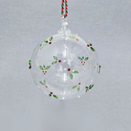 Holiday Cheers - Mistletoe Ornament Christmas Ball
