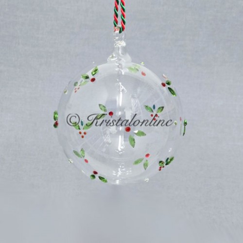 Holiday Cheers - Mistletoe Ornament Christmas Ball
