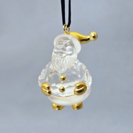 Christmas Ornament - Santa Claus - Gold