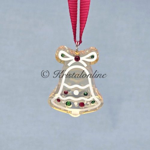 Swarovski Crystal | Christmas | Holiday Cheers | Holiday Cheers - Christmas Ornament - Gingerbread Bell | 5681580
