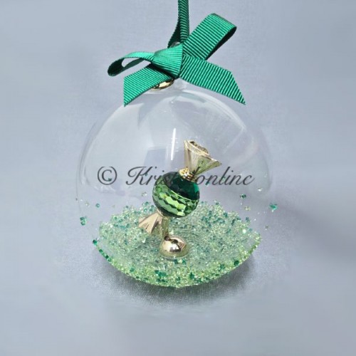 Kristalonline | Swarovski Crystal | Christmas | Holiday Cheers | Holiday Cheers Dulcis - Ornament Christmas Ball - Green | 5688312