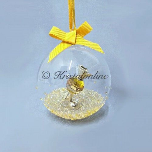 Kristalonline | Swarovski Crystal | Christmas | Holiday Cheers | Holiday Cheers Dulcis - Ornament Christmas Ball - Yellow | 5688315