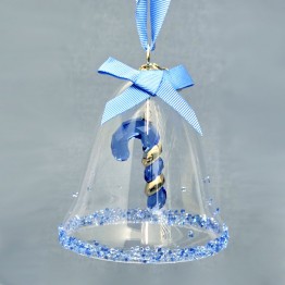Holiday Cheers Dulcis - Ornament Christmas Bell - Blue