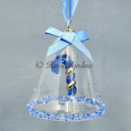 Kristalonline | Swarovski Crystal | Christmas | Holiday Cheers | Holiday Cheers - Dulcis Ornament Christmas Bell - Blue | 5688314