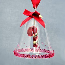 Holiday Cheers Dulcis - Ornament Christmas Bell - Red