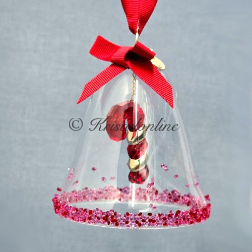 Kristalonline | Swarovski Crystal | Christmas | Holiday Cheers | Holiday Cheers - Dulcis Ornament Christmas Bell - Red |5688313 