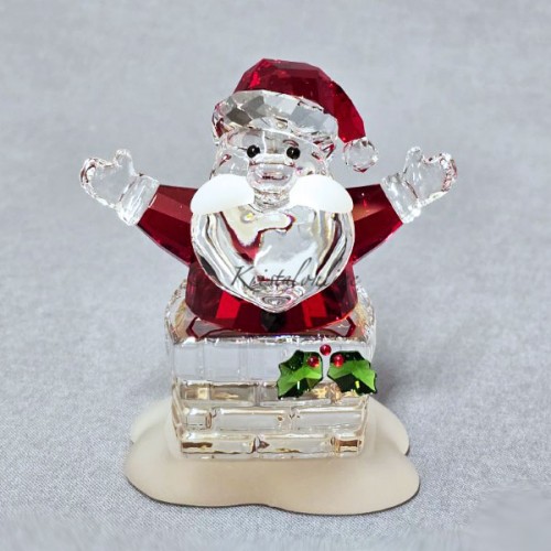 Swarovski Santa Claus with Chimney – Holiday Cheers 2025