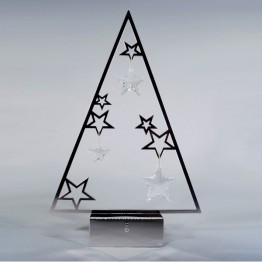 Christmas tree display with led light and ornaments