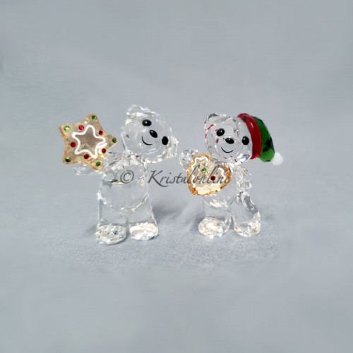 Swarovski Silver Crystal Christmas Kris Bear Christmas Annual 