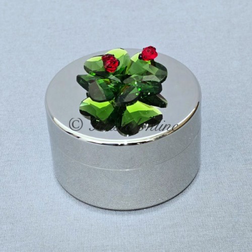 Swarovski Crystal | Idyllia | Idyllia Decor Box Clover and Ladybug 