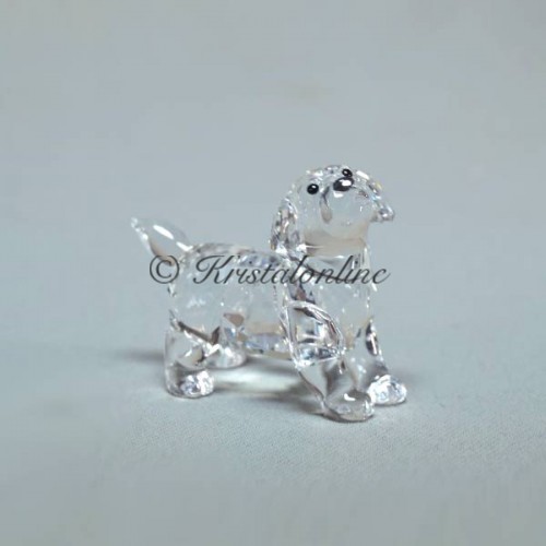 Swarovski Crystal Silver Crystal Labrador Puppy Standing 5400141
