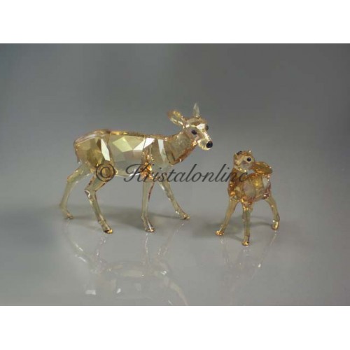 Doe and Fawn Golden Shadow