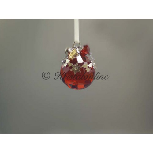Christmas ornament, Light Siam Satin