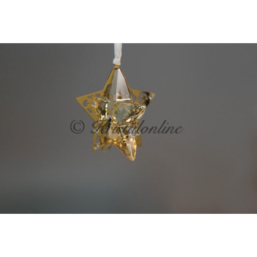Christmas ornament Star, Golden Shadow - without box and cert.