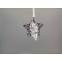 Christmas ornament Star, Silver