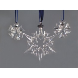 christmas ornament 2007 set  – one large, two small