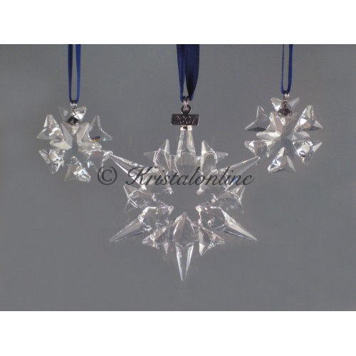 christmas ornament 2007 set  – one large, two small