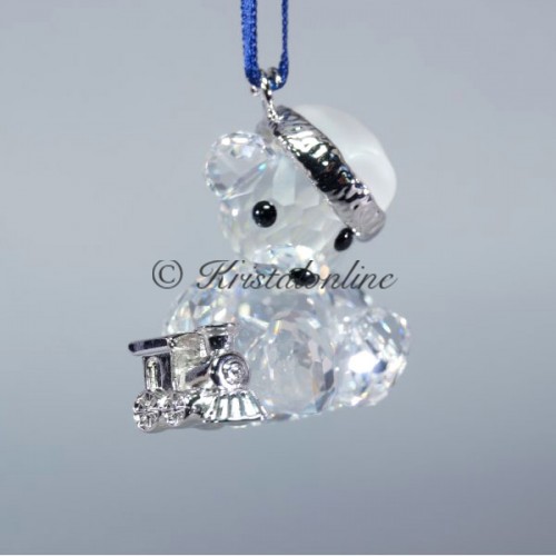 Kris Bear - Christmas Ornament - With Train - Loc