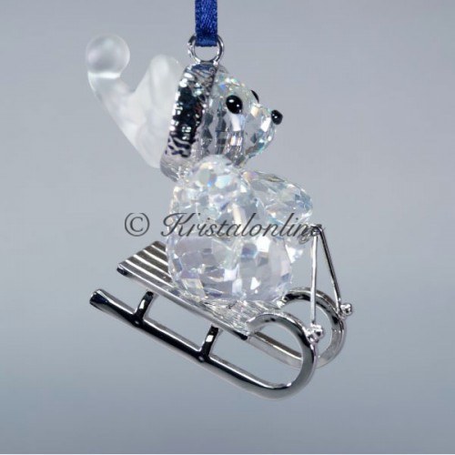 Kris Bear - Christmas Ornament - On Sleigh