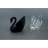 Swan Crystal and Jet