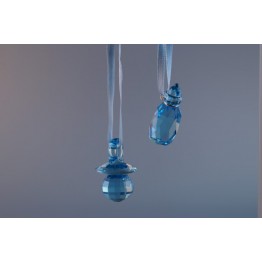 Pacifier and Baby Bottle, Aquamarine