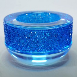 Shimmer Tea Light Capri Blue