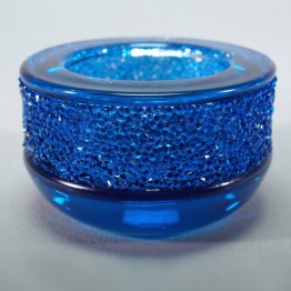 Shimmer Tea Light Dark Blue