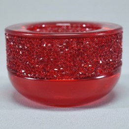 Shimmer Tea Light Red