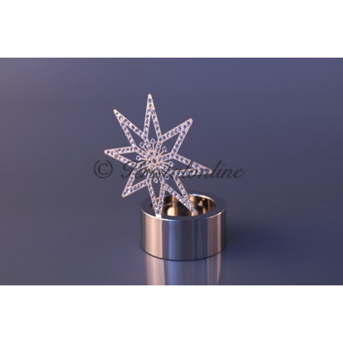Tea Light - Silver Star