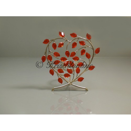 Tealight Heart Leaves