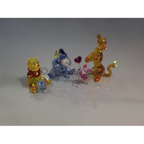 Swarovski Crystal | Disney | Winnie the Pooh - Colored Edition - Complete Set | 1142889 1142841 1142890 1142842