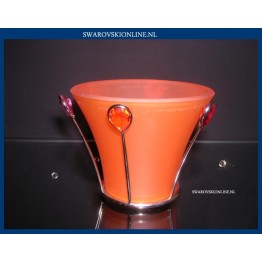 Theelicht jewels rood