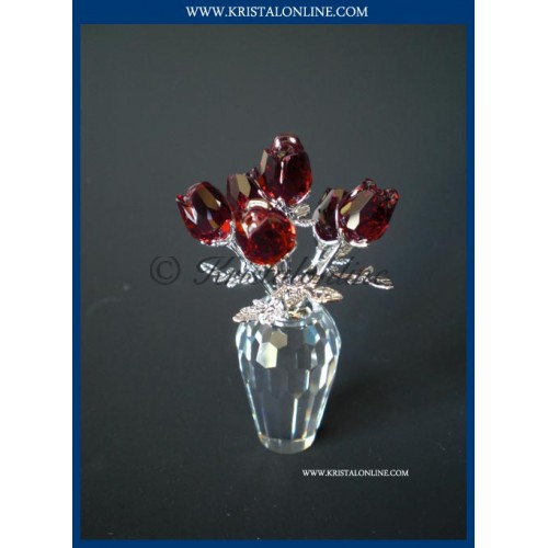 Vase Red Roses
