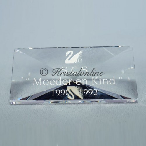 Title Plaque 1990-1992 Mother and Child - Dutch