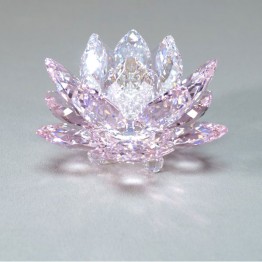 Candleholder Waterlily Rosaline - without box and cert.